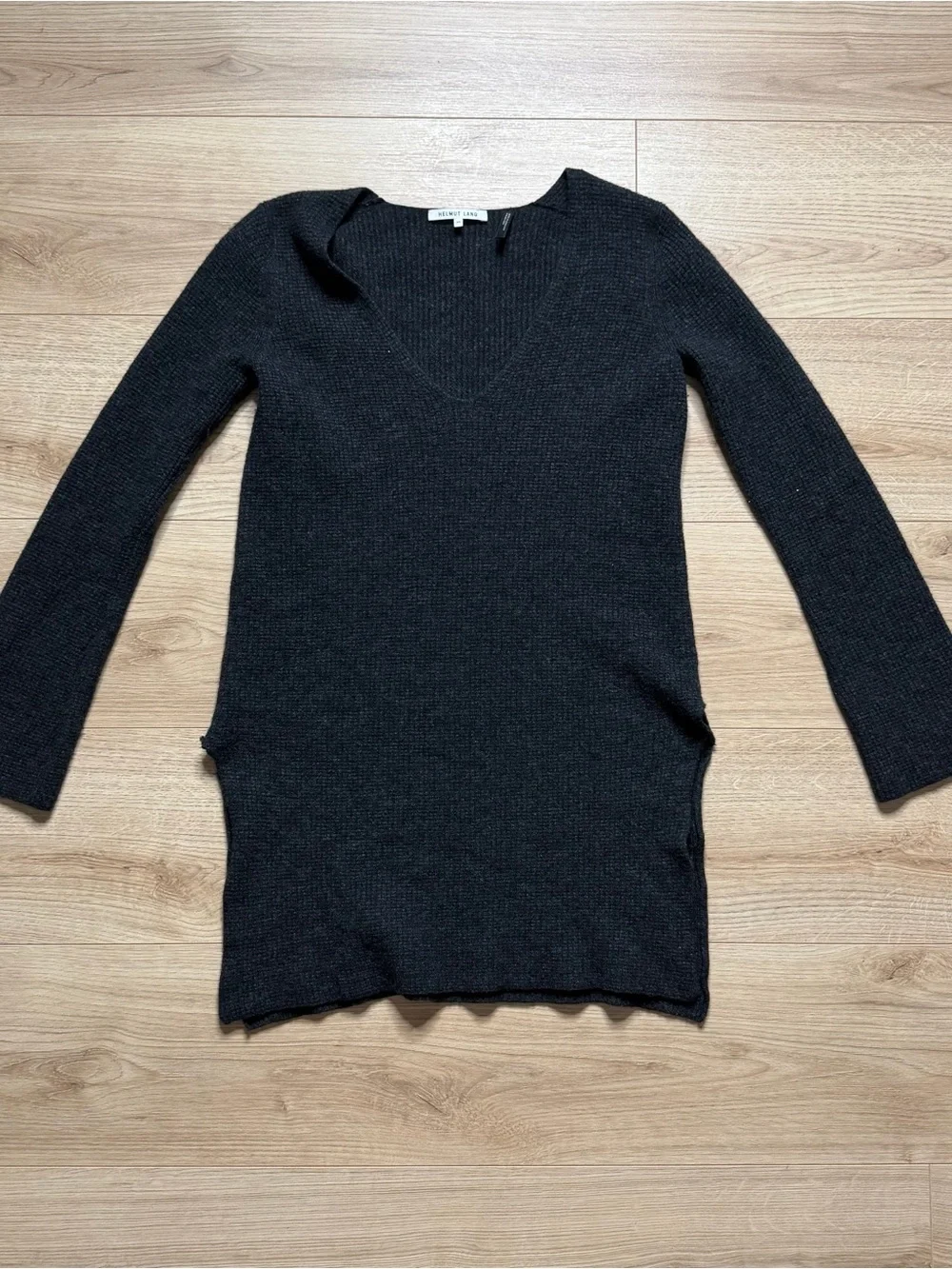 Helmut Lang Oversized Italian Yarn Tunic Sweater Size XS